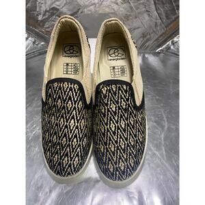 Everglades Boutique slip on sneaker black with tan Women's Size 9